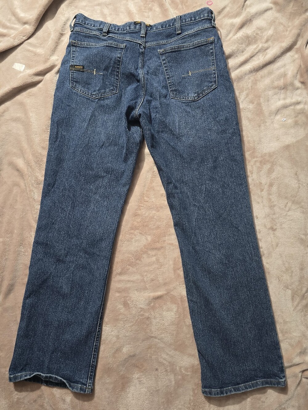 Ariat Rebar M4 Relaxed Boot Cut Jeans Workwear Mens Size 34 X32 - Picture 10 of 10